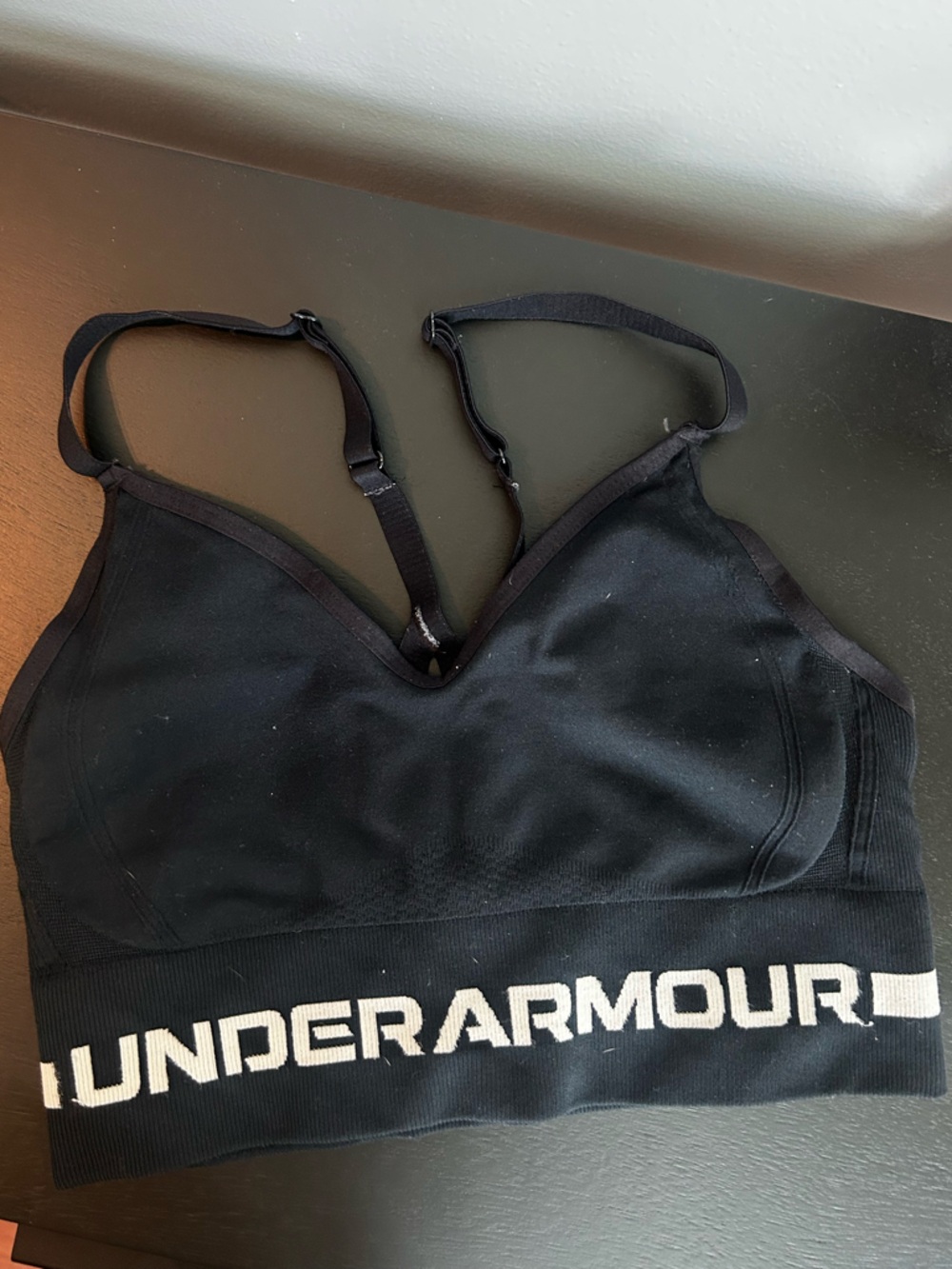 Black Adjustable-Strap Bralette